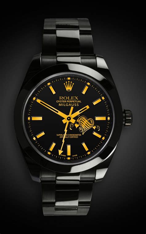 rolex watches for men black|rolex 48 mm watches men.